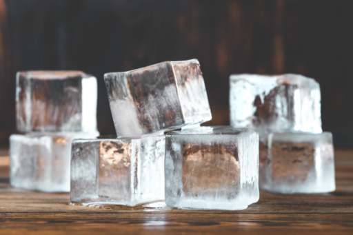 cubitos de hielos osmotizados